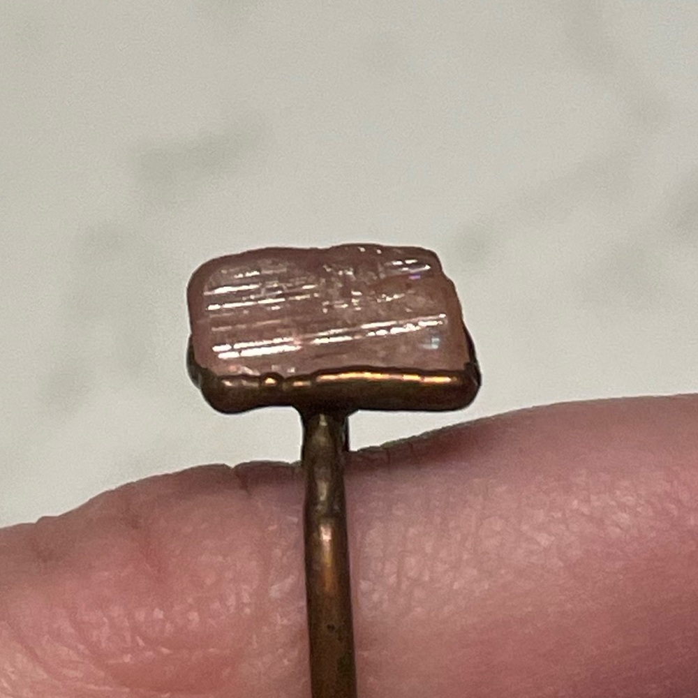 Raw Golden Topaz Ring: Handmade Electroformed Copper, November Birthstone